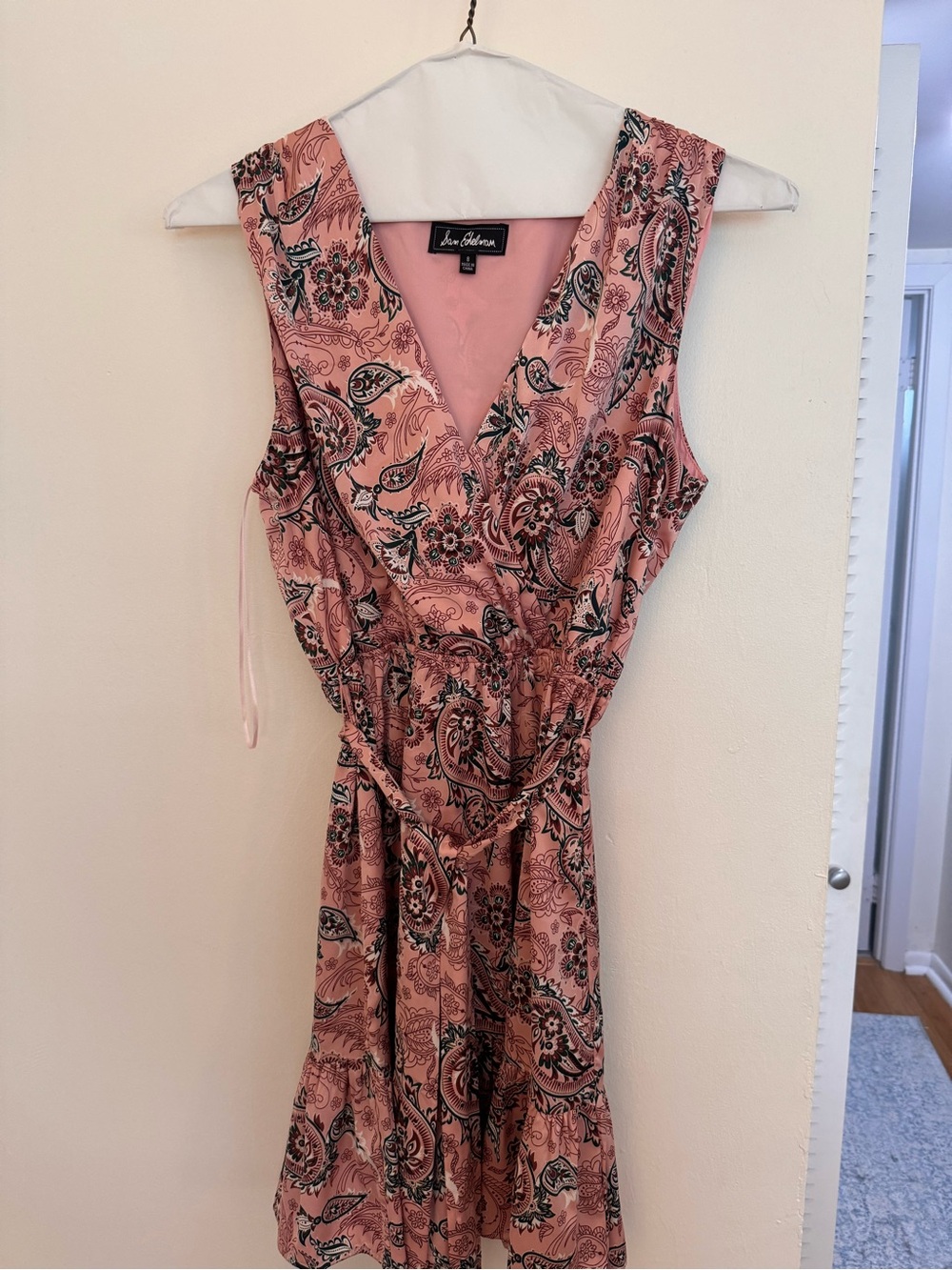 Sam Edelman Pink Paisley/ floral dress - Size 8